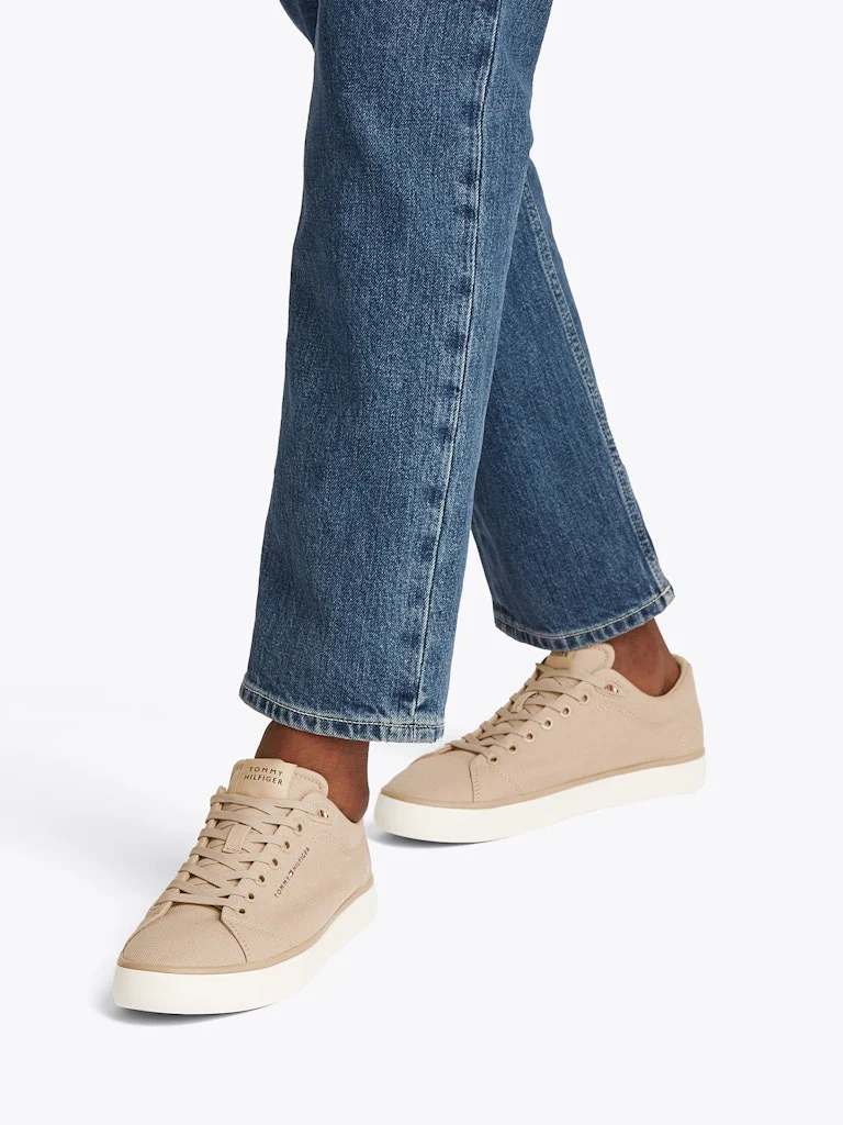 Tommy Hilfiger miesten kengät, TH HI VULC LOW CORE CANVAS Beige - Image 2