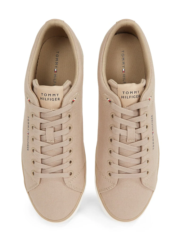 Tommy Hilfiger miesten kengät, TH HI VULC LOW CORE CANVAS Beige - Image 3