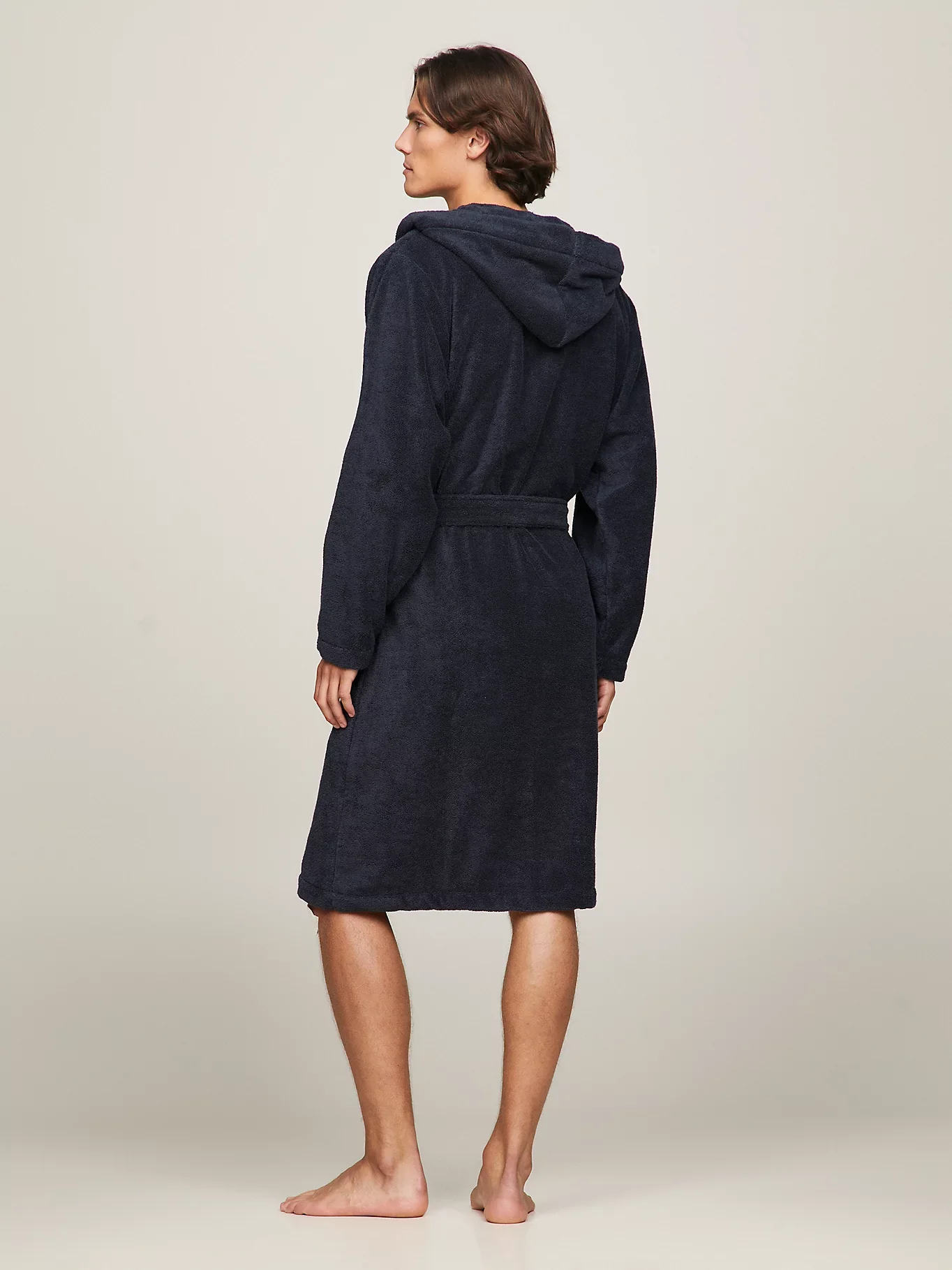 Tommy Hilfiger Miesten Kylpytakki, HOODED BATHROBE NOS Tummansininen - Image 2
