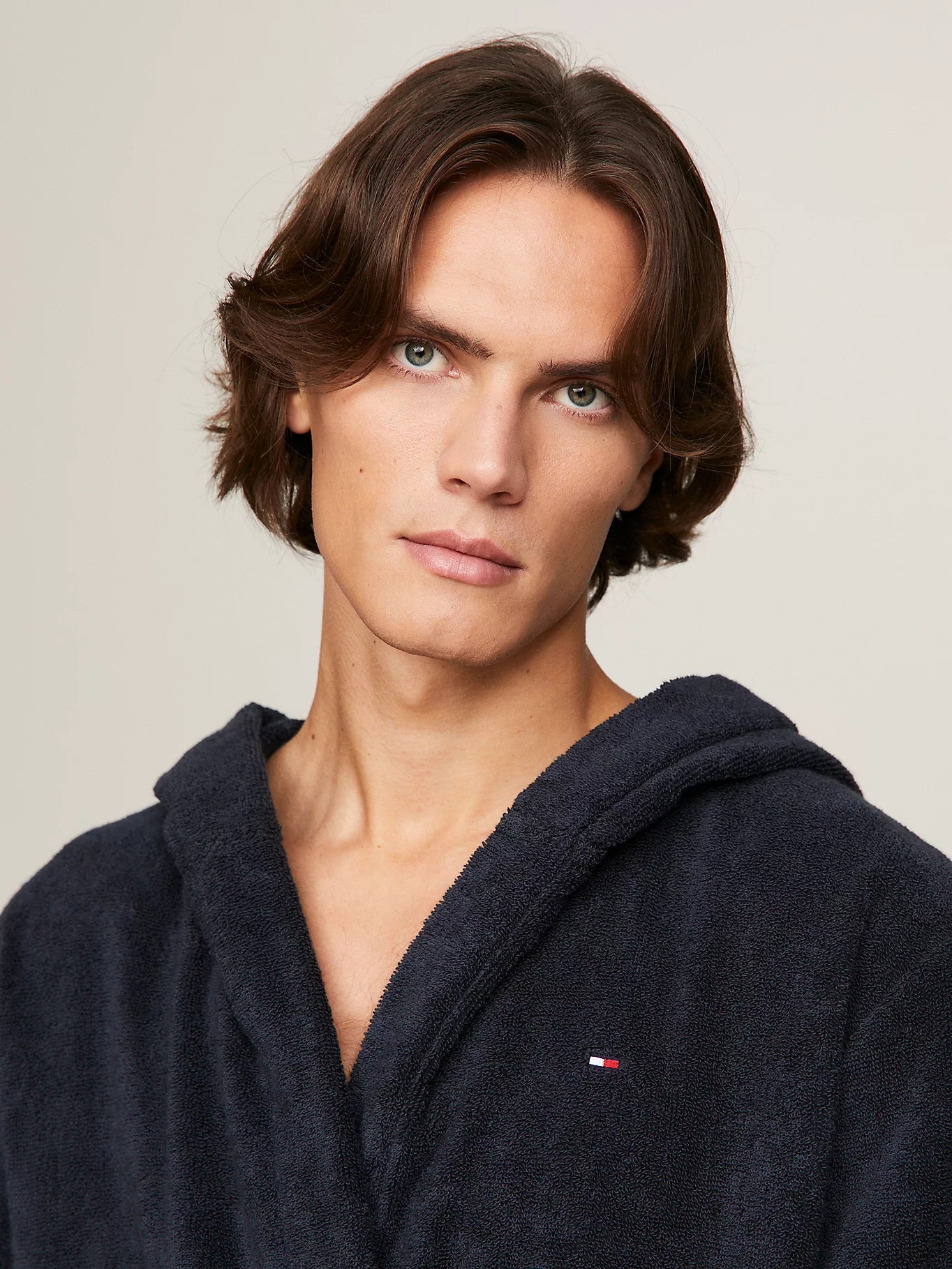 Tommy Hilfiger Miesten Kylpytakki, HOODED BATHROBE NOS Tummansininen - Image 5