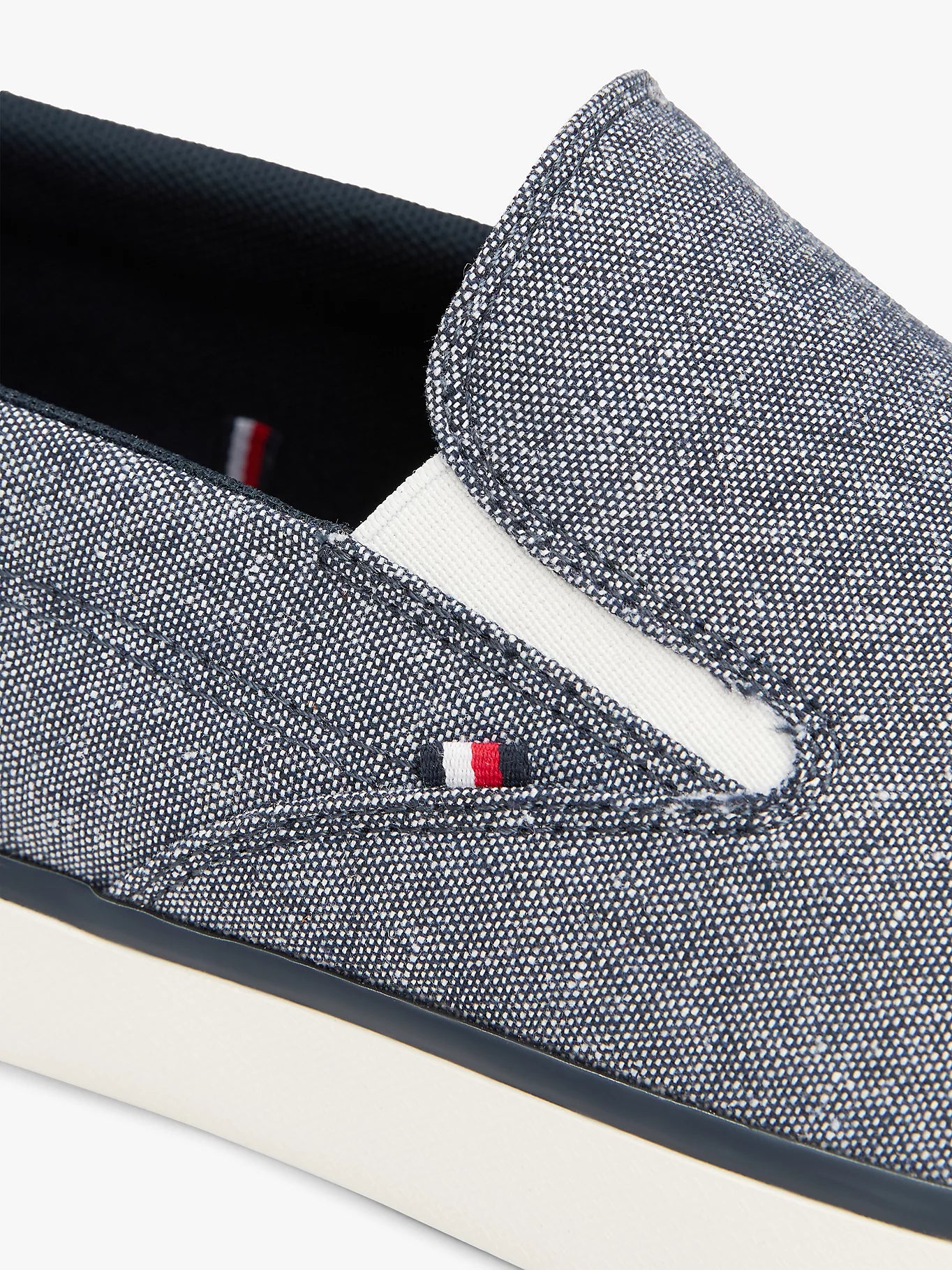 Tommy Hilfiger miesten lenkkarit, TH HI VULC LOW SLIP ON Sininen Kuosi - Image 4