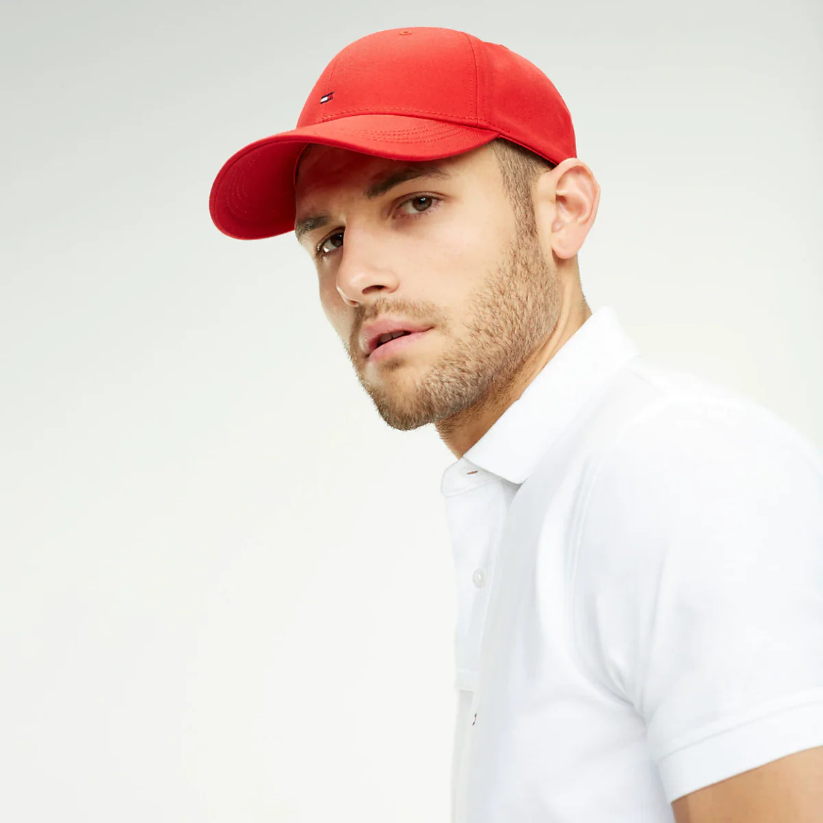Tommy Hilfiger Miesten Lippis, Classic Baseball Punainen