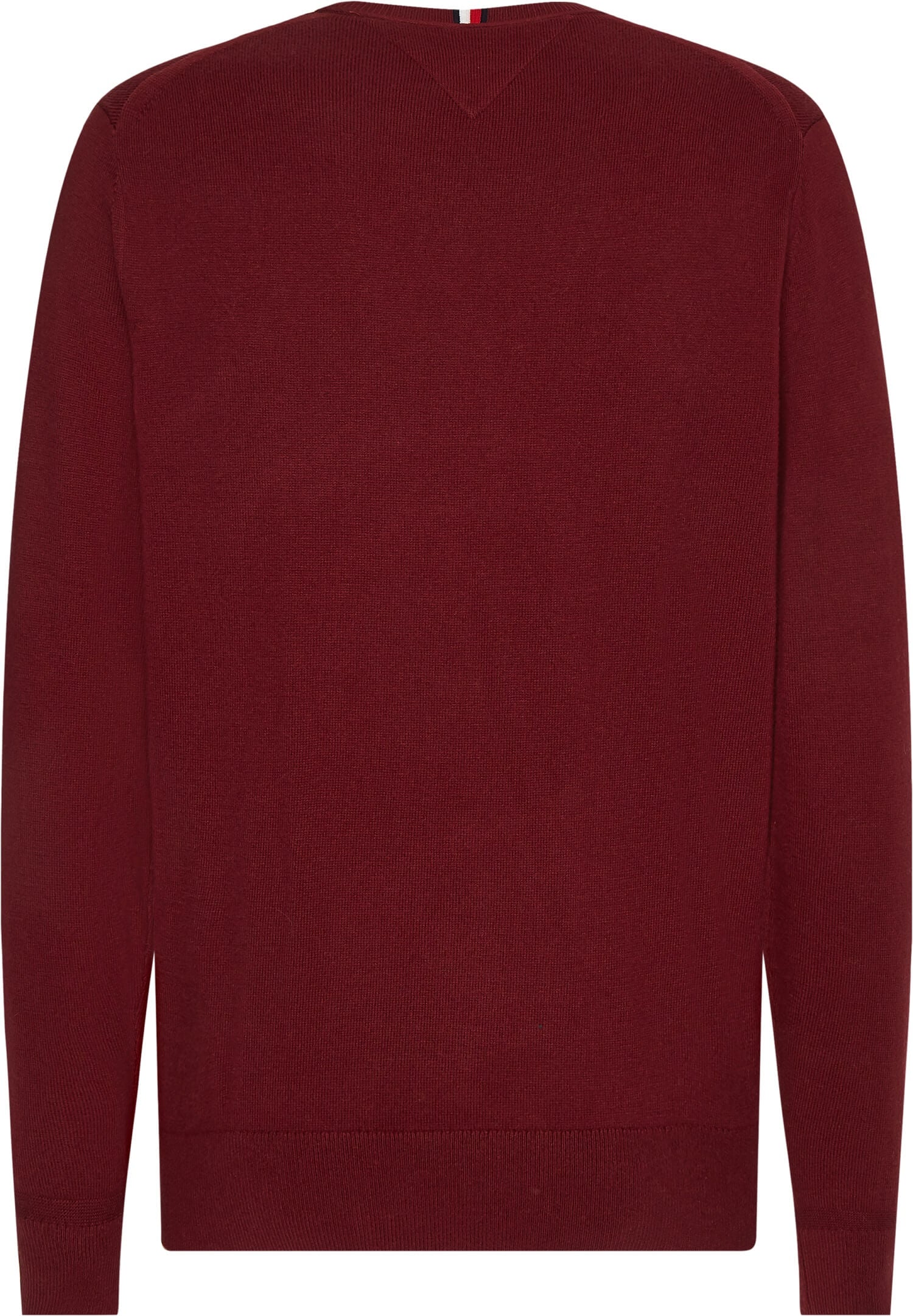 Tommy Hilfiger Miesten Neulepusero, PIMA ORG CTN CASHMERE CREW Viininpunainen - Image 2