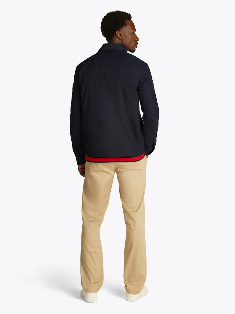 Tommy Hilfiger miesten paitatakki Cotton Nylon Shirt Jacket, tummansininen - Image 2