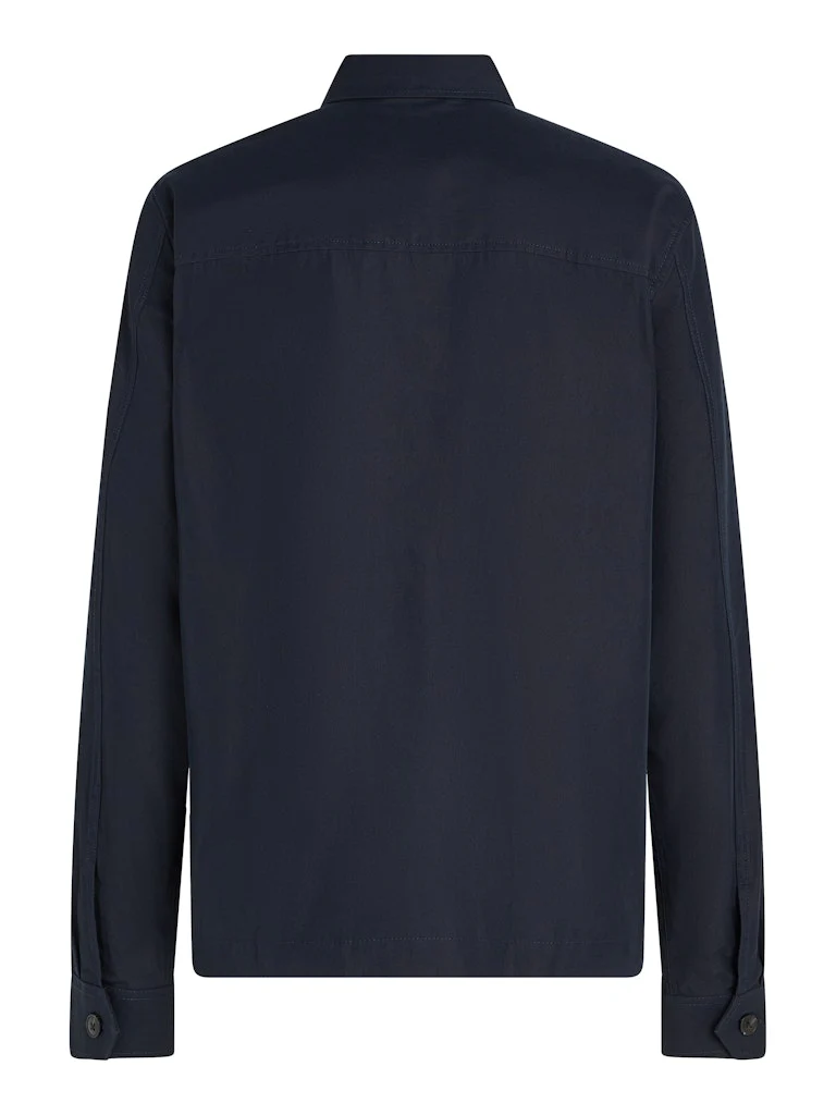Tommy Hilfiger miesten paitatakki Cotton Nylon Shirt Jacket, tummansininen - Image 4
