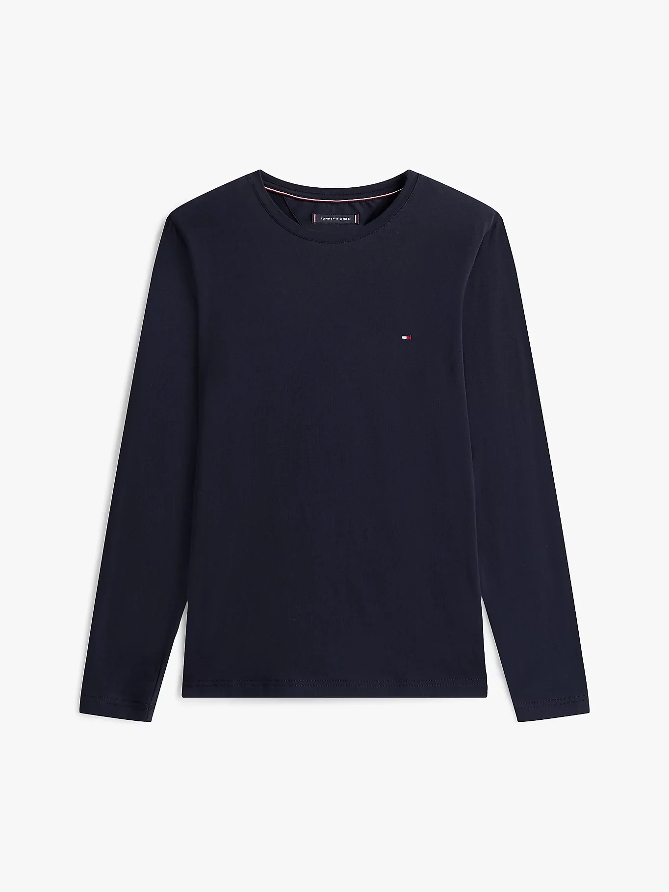 Tommy Hilfiger miesten paita, STRECH SLIM FIT LONG SLEEVE TEE Tummansininen - Image 3
