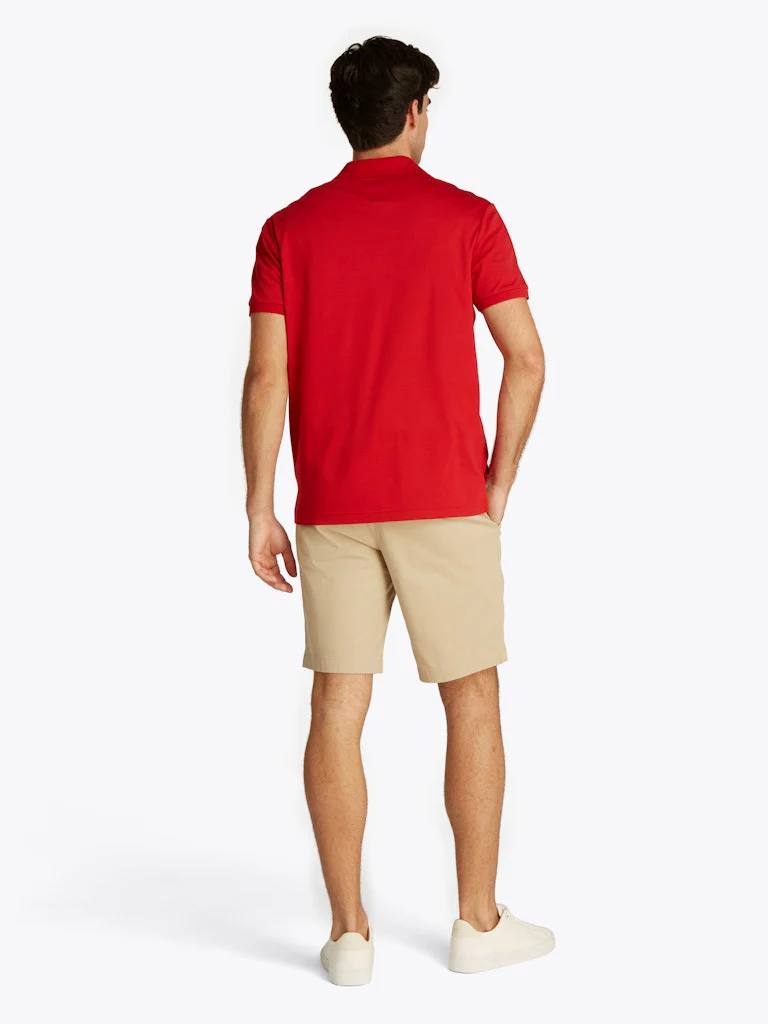 Tommy Hilfiger miesten pikeepaita, LIQUID COTTO REG SEASONAL POLO Punainen - Image 2