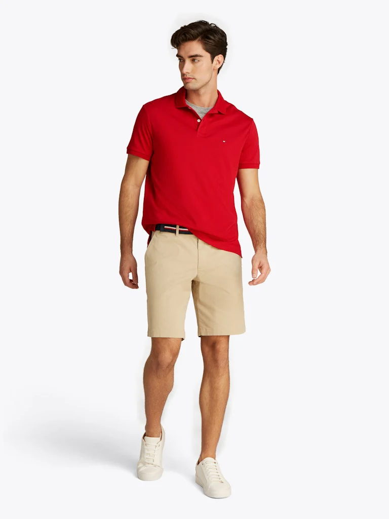Tommy Hilfiger miesten pikeepaita, LIQUID COTTO REG SEASONAL POLO Punainen - Image 3