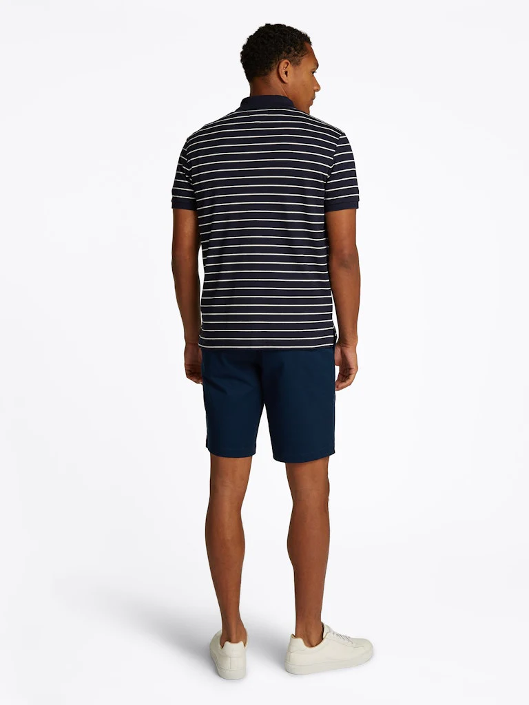 Tommy Hilfiger miesten pikeepaita, LIQUID COTTO REG SEASONAL POLO Raidallinen Sininen - Image 2