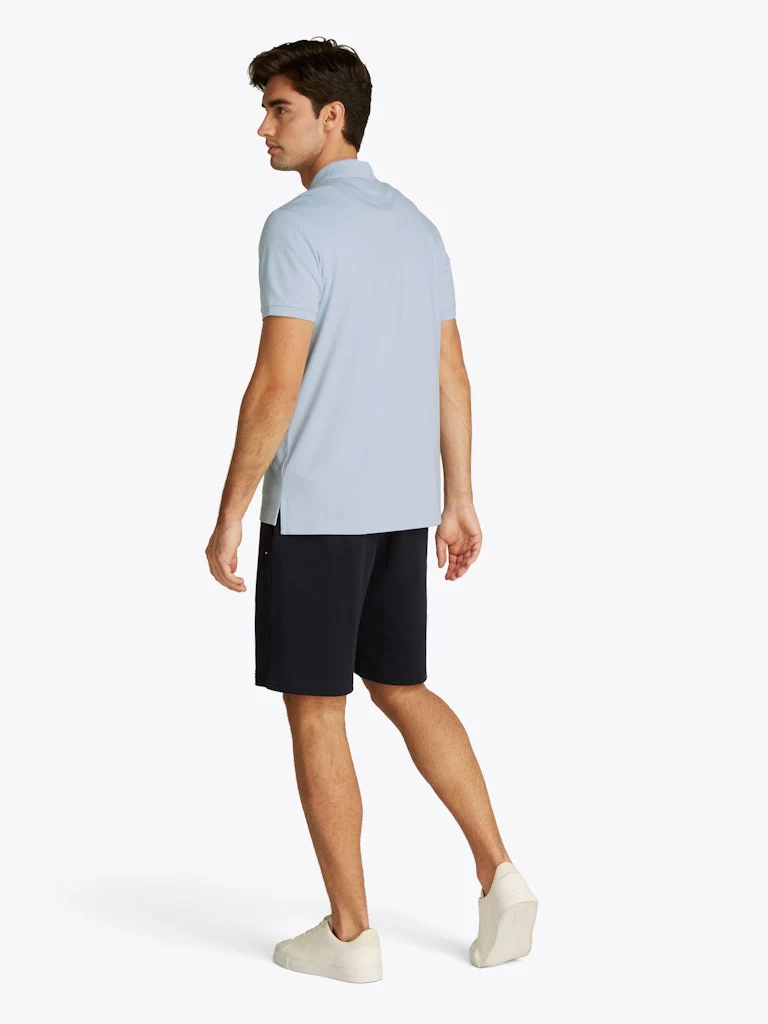 Tommy Hilfiger miesten pikeepaita, LIQUID COTTO REG SEASONAL POLO Vaaleansininen - Image 2