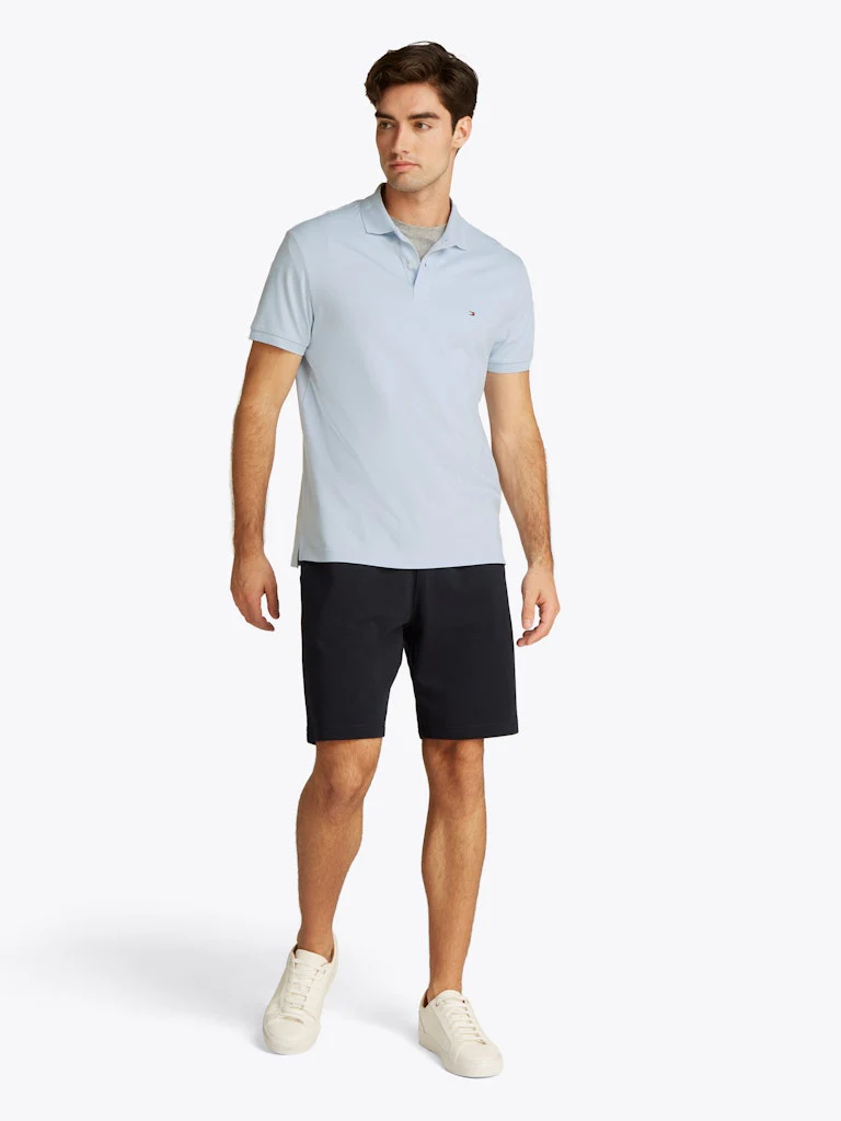 Tommy Hilfiger miesten pikeepaita, LIQUID COTTO REG SEASONAL POLO Vaaleansininen - Image 3
