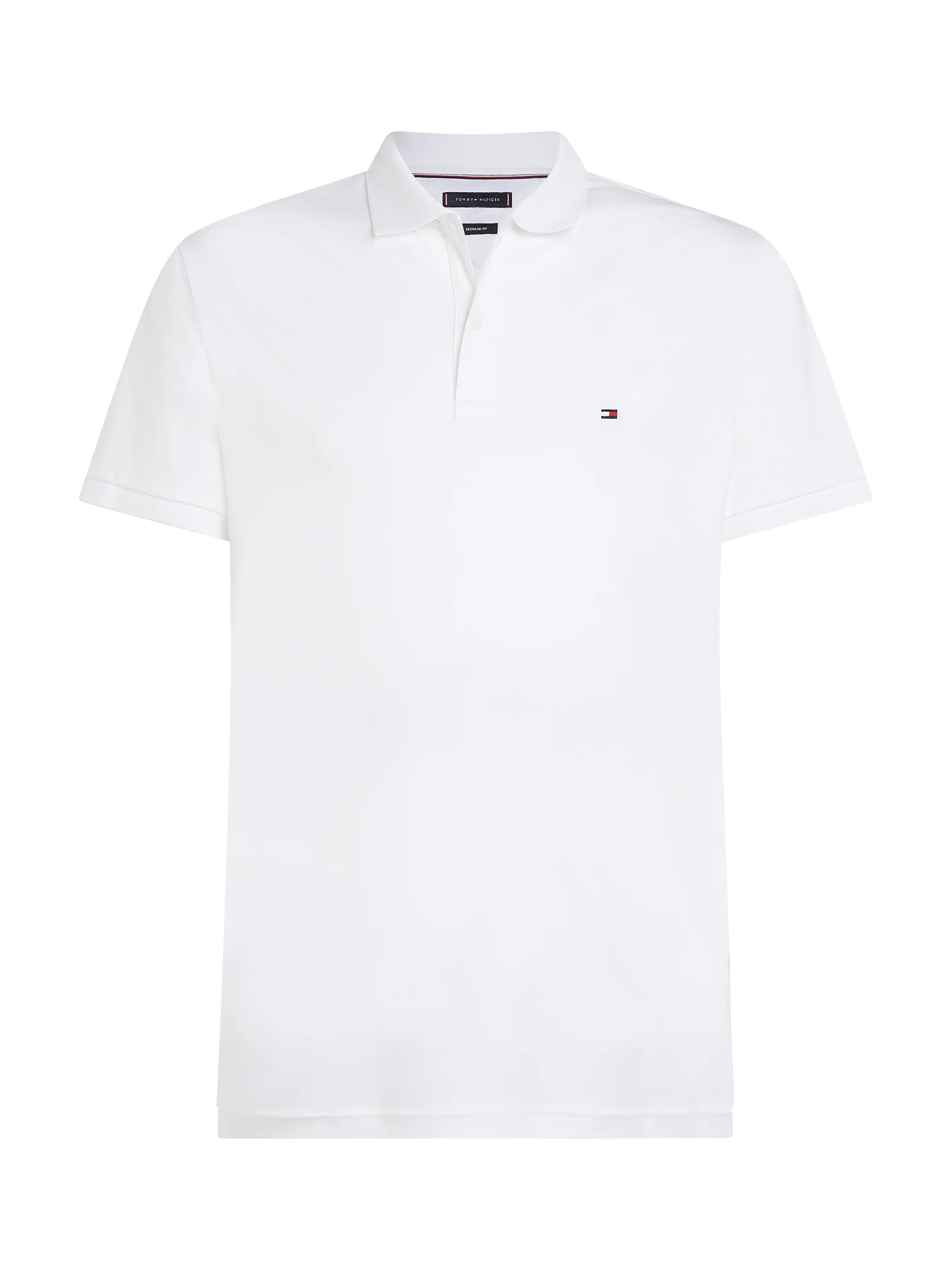 Tommy Hilfiger Miesten Pikeepaita, LIQUID COTTON ESSENTIAL Valkoinen - Image 3
