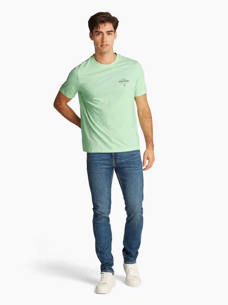 Tommy Hilfiger miesten t-paita, MONOTYPE ALL AMERICAN TEE Mintunvihreä - Image 3