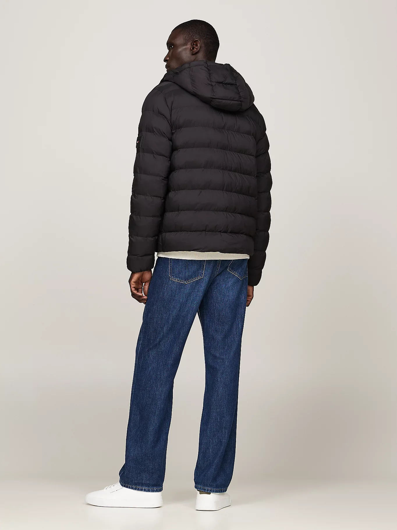 Tommy Hilfiger Miesten Takki, HOODED JACKET Musta - Image 2