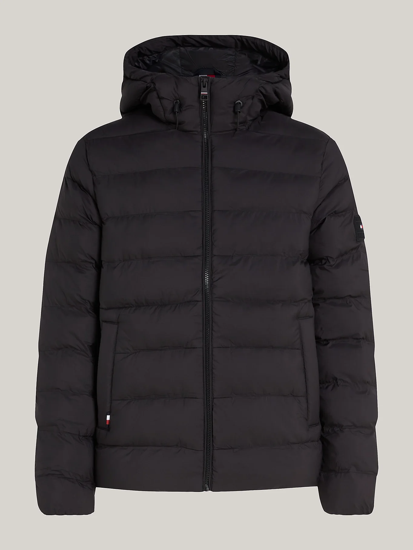 Tommy Hilfiger Miesten Takki, HOODED JACKET Musta - Image 3