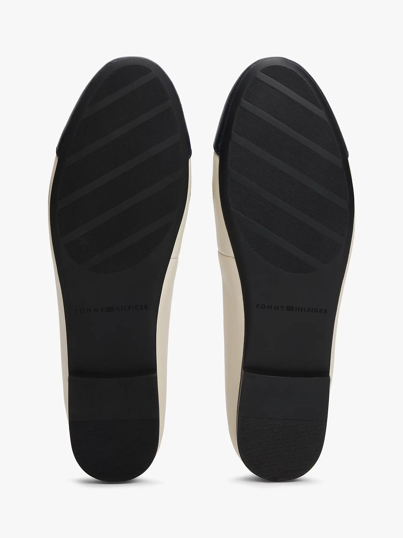 Tommy Hilfiger naisten balleriinat, TOE CAP LEATHER BALLERINA Beige Kuosi - Image 6