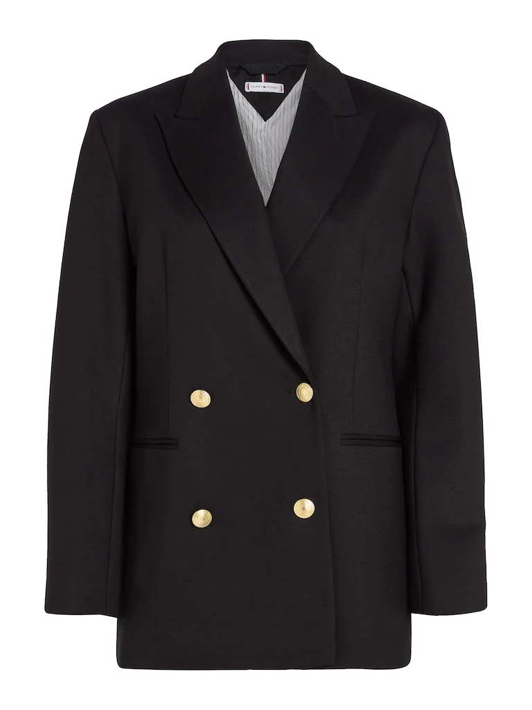 Tommy Hilfiger naisten bleiseri, RELAXED CLASSIC DB PUNTO BLAZER Tummansininen - Image 3