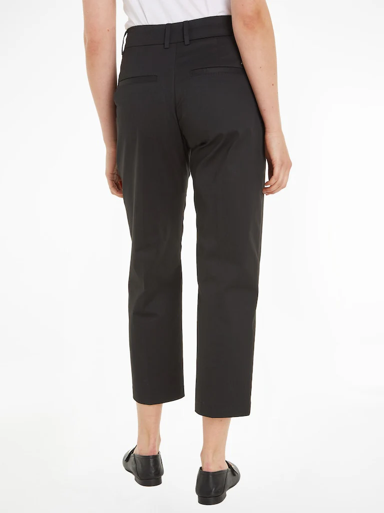 Tommy Hilfiger Naisten Chinot, SLIM STRAIGHT CO CHINO Musta - Image 2