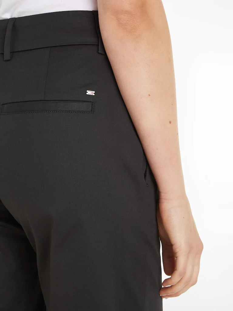 Tommy Hilfiger Naisten Chinot, SLIM STRAIGHT CO CHINO Musta - Image 5