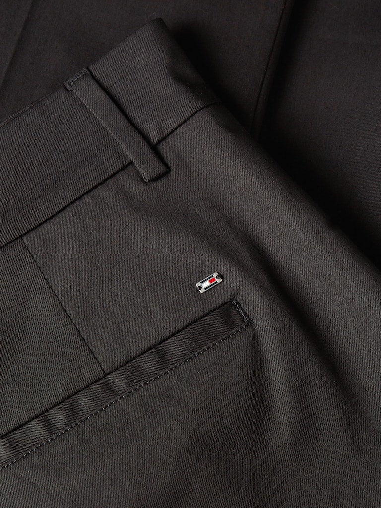 Tommy Hilfiger Naisten Chinot, SLIM STRAIGHT CO CHINO Musta - Image 6