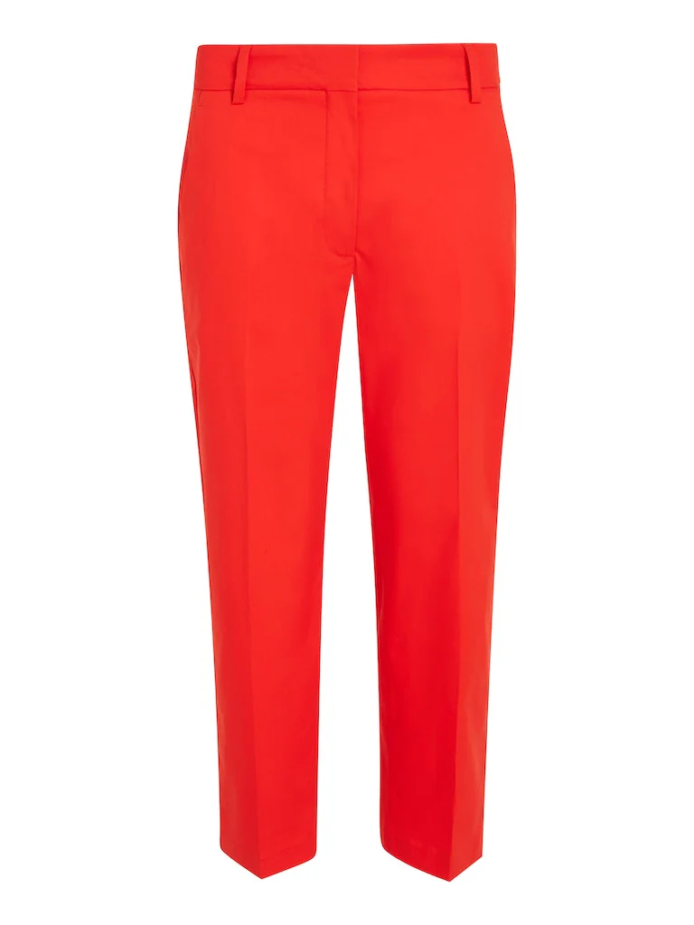 Tommy Hilfiger Naisten Chinot, SLIM STRAIGHT CO CHINO Punainen - Image 3