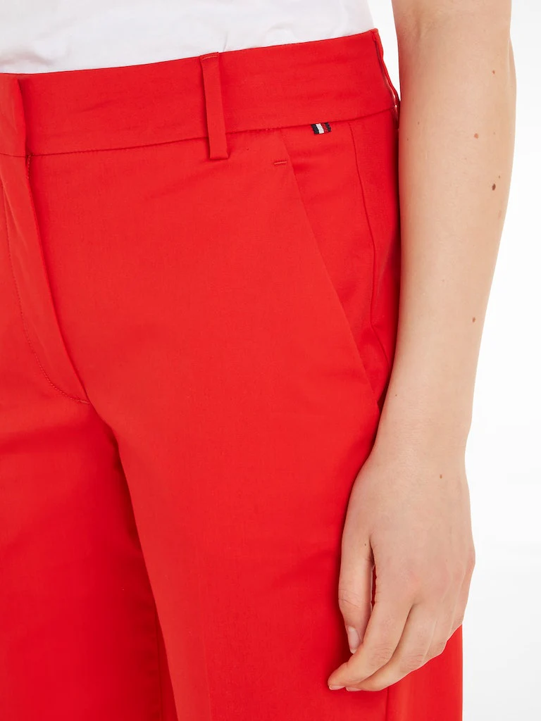 Tommy Hilfiger Naisten Chinot, SLIM STRAIGHT CO CHINO Punainen - Image 5