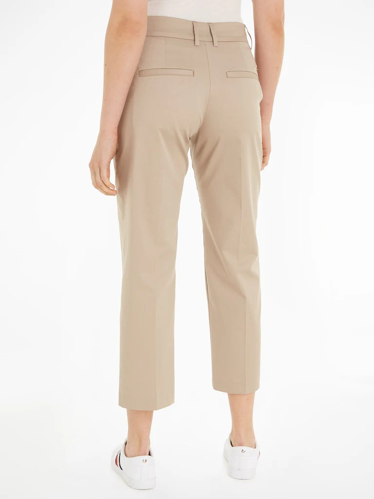 Tommy Hilfiger Naisten Chinot, SLIM STRAIGHT CO CHINO Vaalea Beige - Image 2