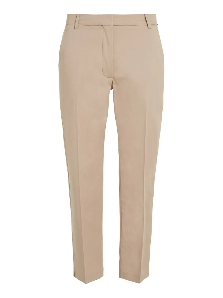 Tommy Hilfiger Naisten Chinot, SLIM STRAIGHT CO CHINO Vaalea Beige - Image 3