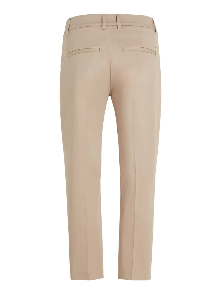 Tommy Hilfiger Naisten Chinot, SLIM STRAIGHT CO CHINO Vaalea Beige - Image 4