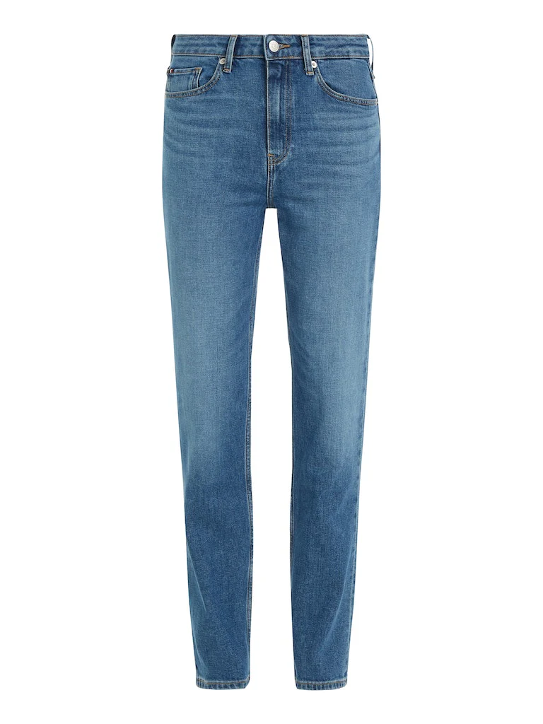 Tommy Hilfiger Naisten Farkut, CLASSIC STRAIGHT RW MEL Indigo - Image 3