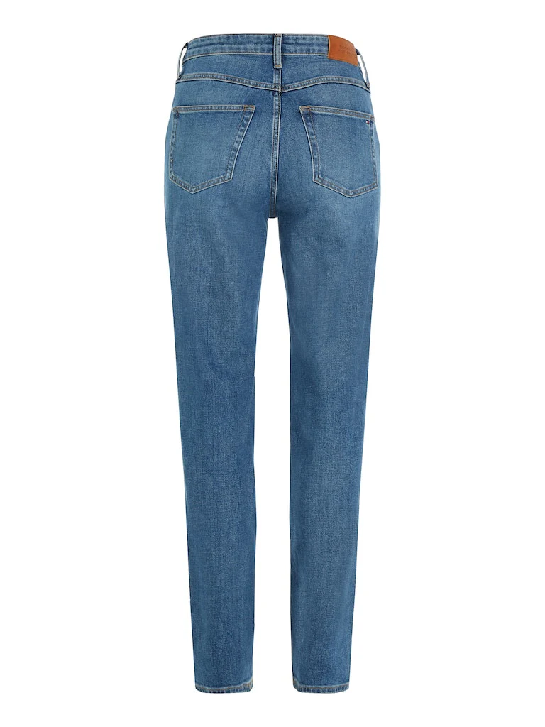 Tommy Hilfiger Naisten Farkut, CLASSIC STRAIGHT RW MEL Indigo - Image 4