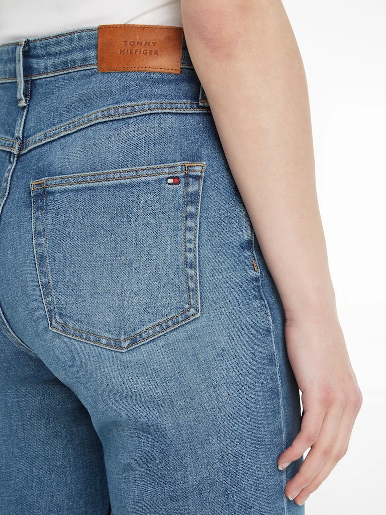 Tommy Hilfiger Naisten Farkut, CLASSIC STRAIGHT RW MEL Indigo - Image 5