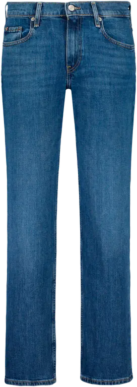 Tommy Hilfiger naisten farkut, CLASSIC STRAIGHT RW MID BLUE Indigo