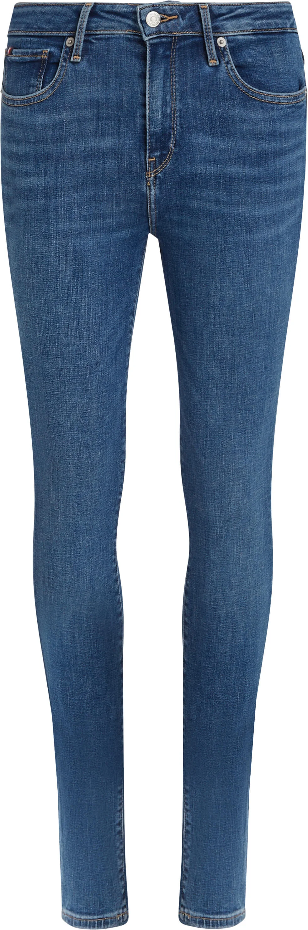 Tommy Hilfiger naisten farkut, COMO SKINNY RW MID BLUE Indigo - Image 3