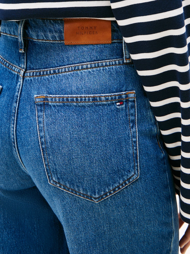 Tommy Hilfiger naisten farkut, FLO WIDE LEG JEANS Indigo - Image 4