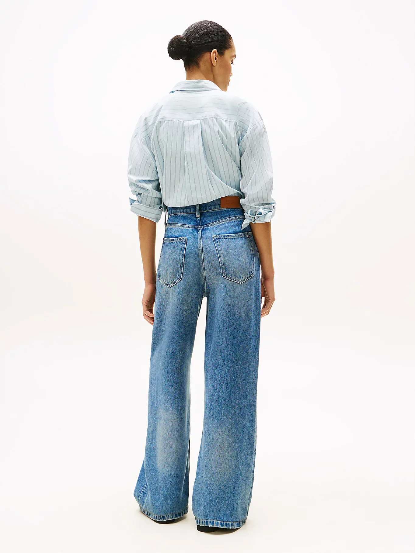 Tommy Hilfiger naisten farkut, LANA WIDE LWG Indigo - Image 4