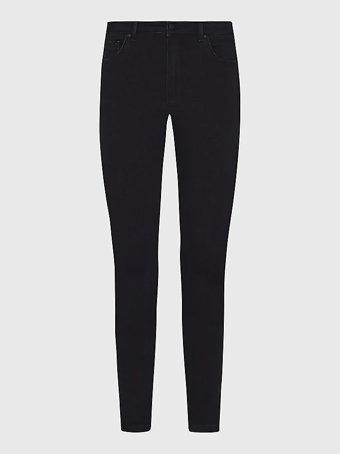 Tommy Hilfiger Naisten Farkut, TH FLEX HARLEM U SKINNY HW BLACK Musta - Image 3