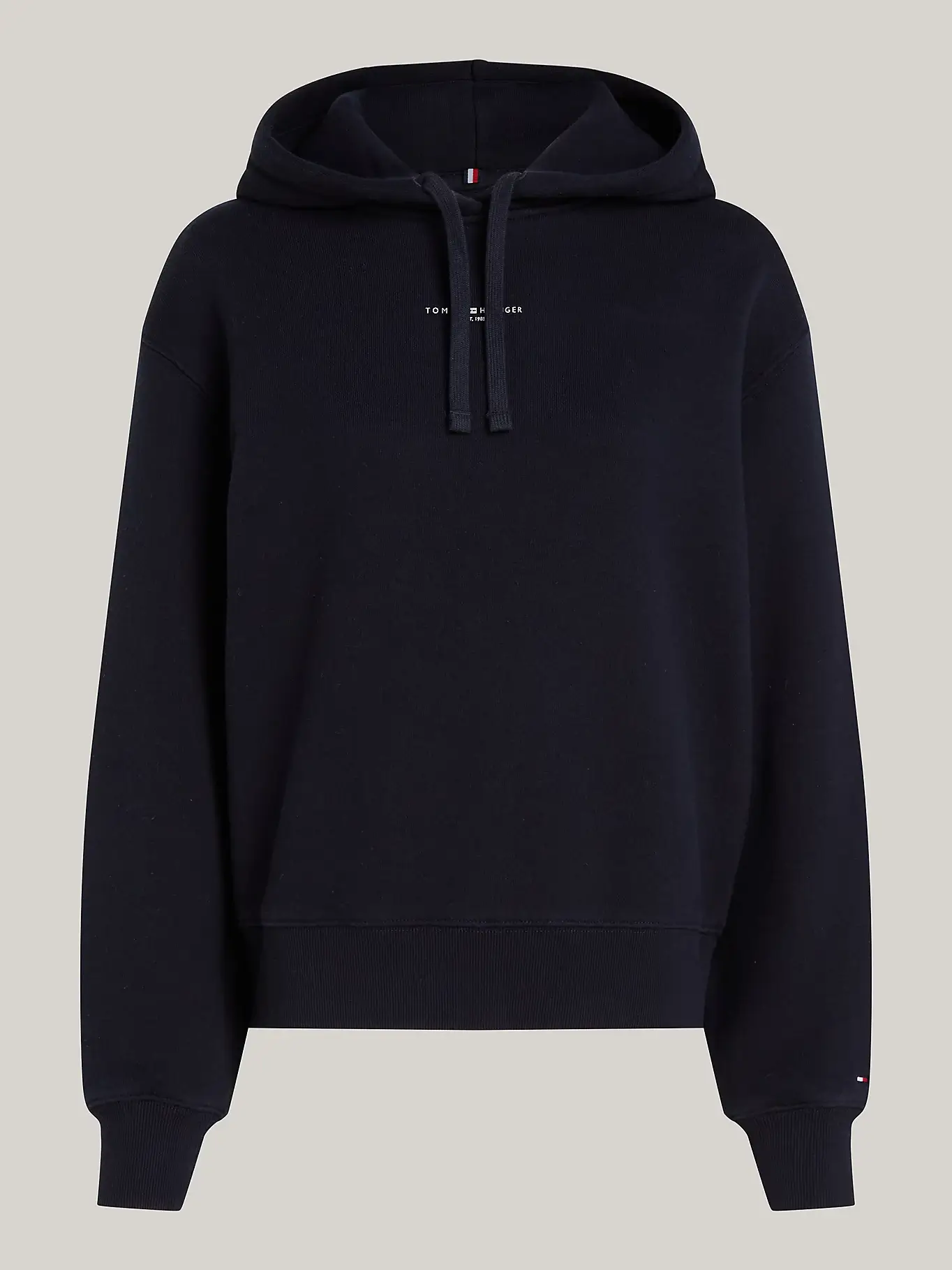 Tommy Hilfiger naisten huppari, MODERN REG MINI CORP HOODIE Tummansininen - Image 3