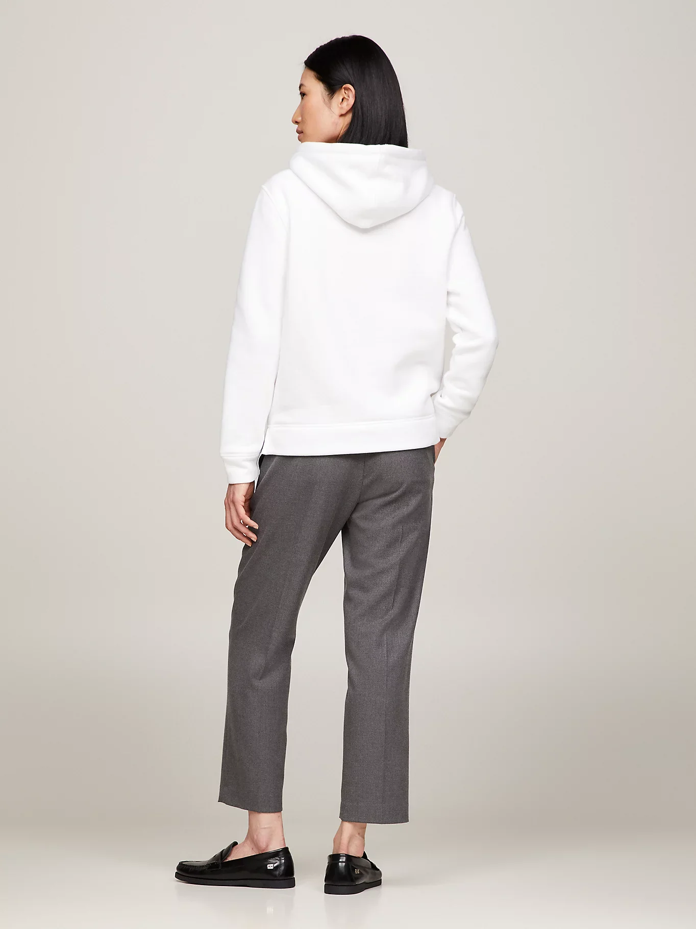Tommy Hilfiger naisten huppari, TH HERITAGE HILFIGER HOODIE LS Valkoinen - Image 2