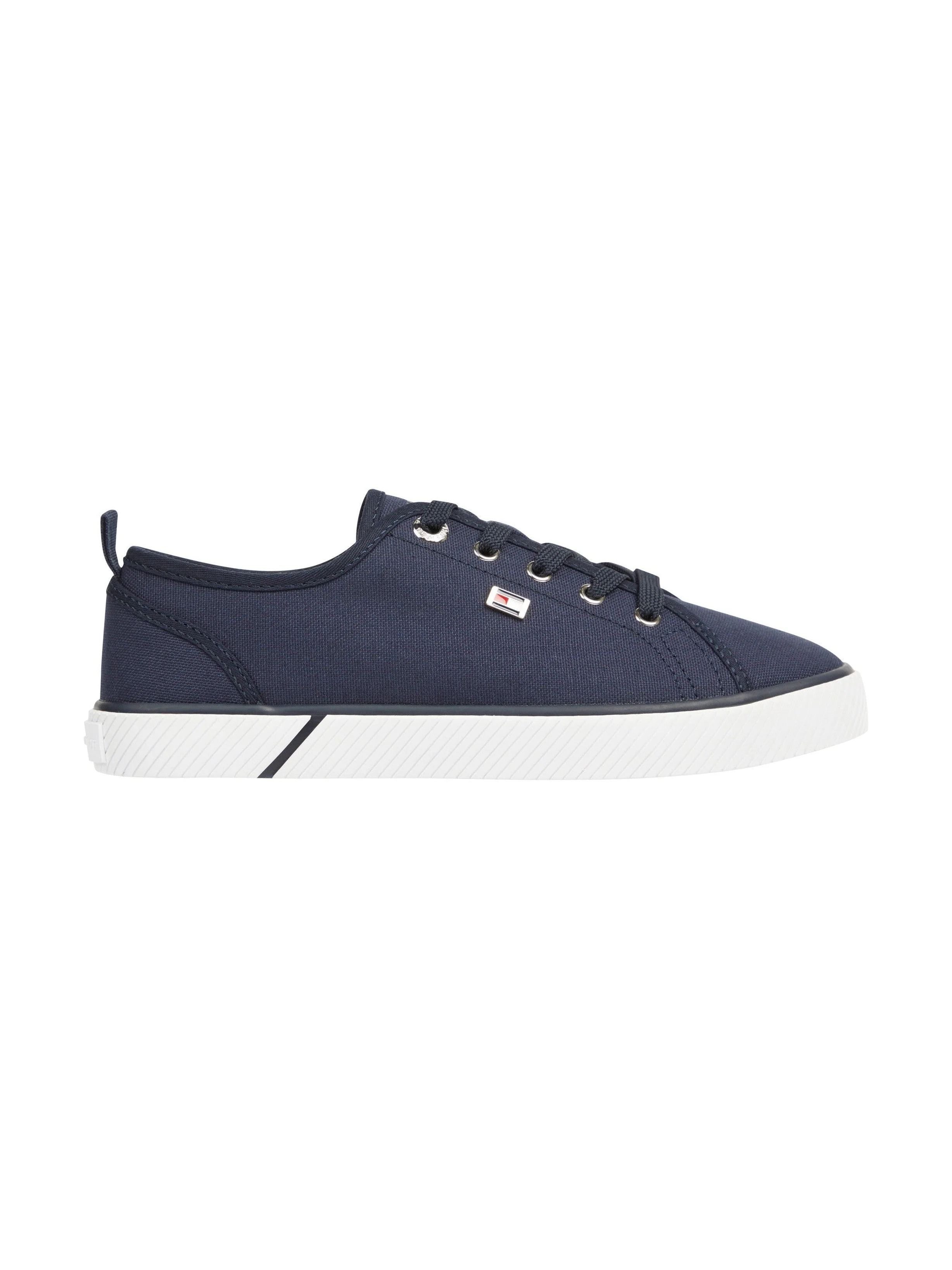 Tommy Hilfiger Naisten Kengät, VULC CANVAS SNEAKER Tummansininen