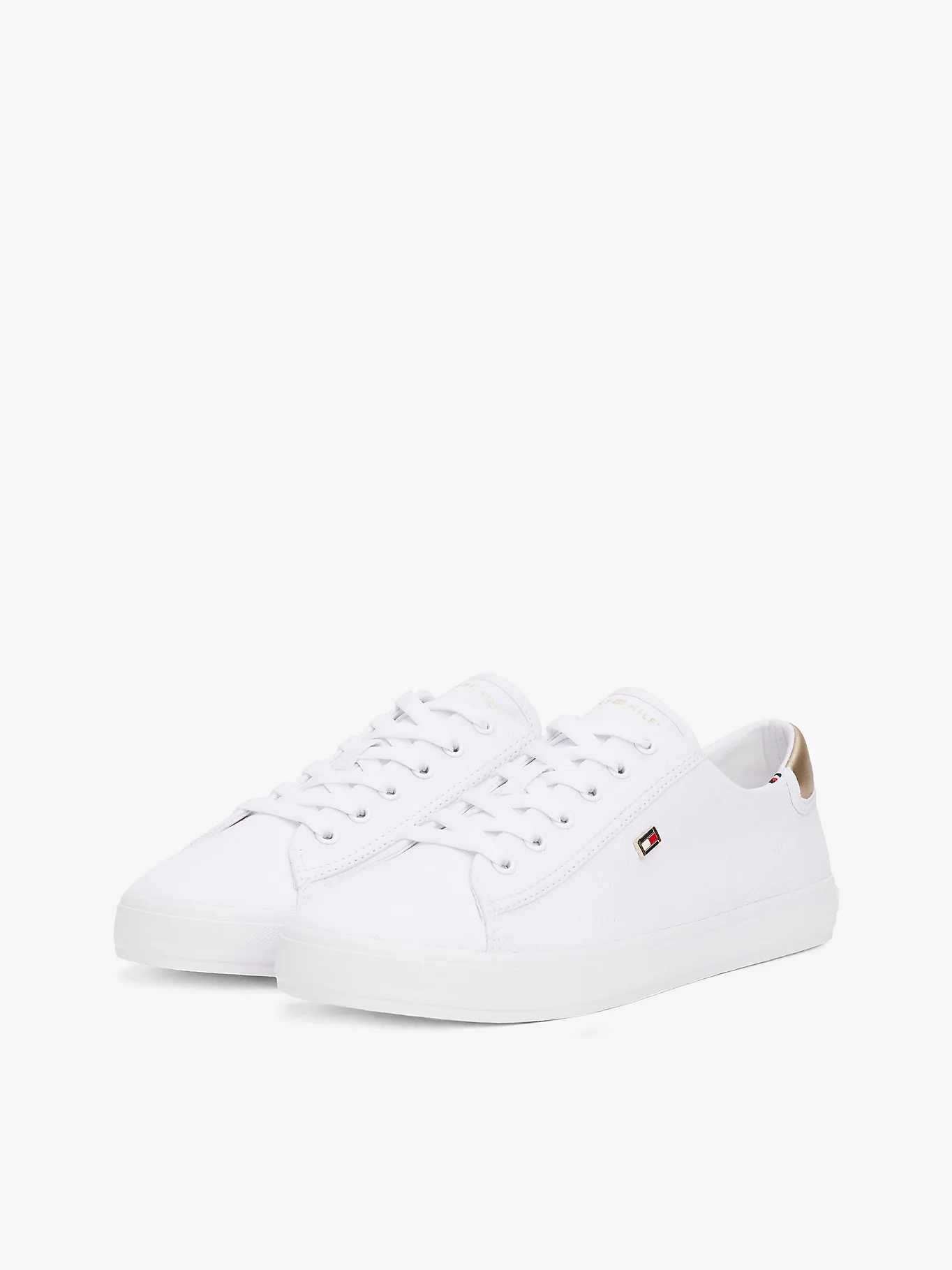 Tommy Hilfiger naisten tennarit Vulk Canvas Lace Up Sneaker, valkoinen - Image 2