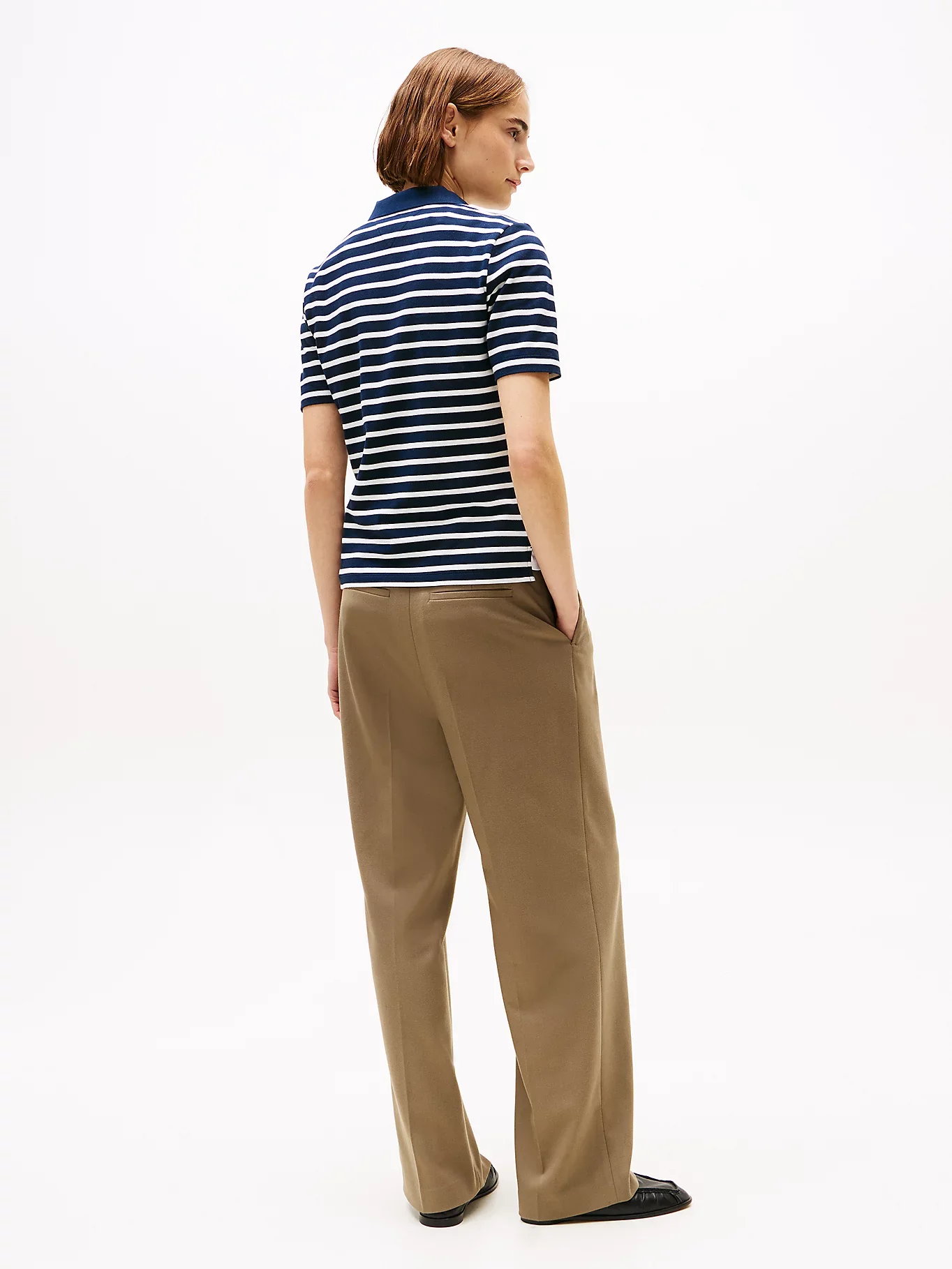 Tommy Hilfiger naisten pikeepaita, 1985 REG PIQUE POLO SS Raidallinen Sininen - Image 2