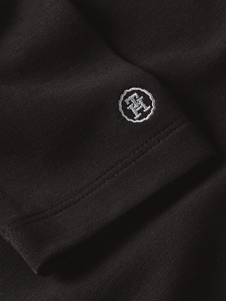 Tommy Hilfiger Naisten Pitkähihainen Trikoomekko, F&F C-NK SHINY INTERLOCK LS DRESS 99 Musta - Image 6