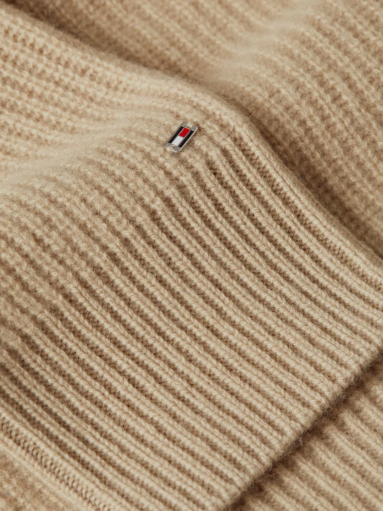 Tommy Hilfiger naisten pusero, TH SCRIPT SOFT WOOL SWEATER Kameli - Image 6