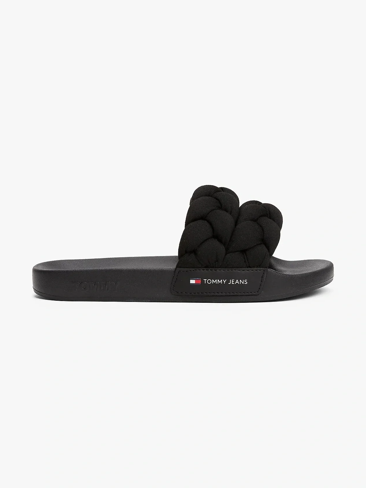Tommy Hilfiger naisten sandaalit, TJW BRAIDED SLIDE Musta