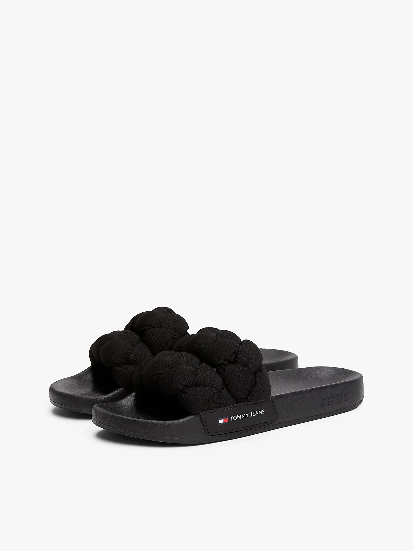 Tommy Hilfiger naisten sandaalit, TJW BRAIDED SLIDE Musta - Image 2