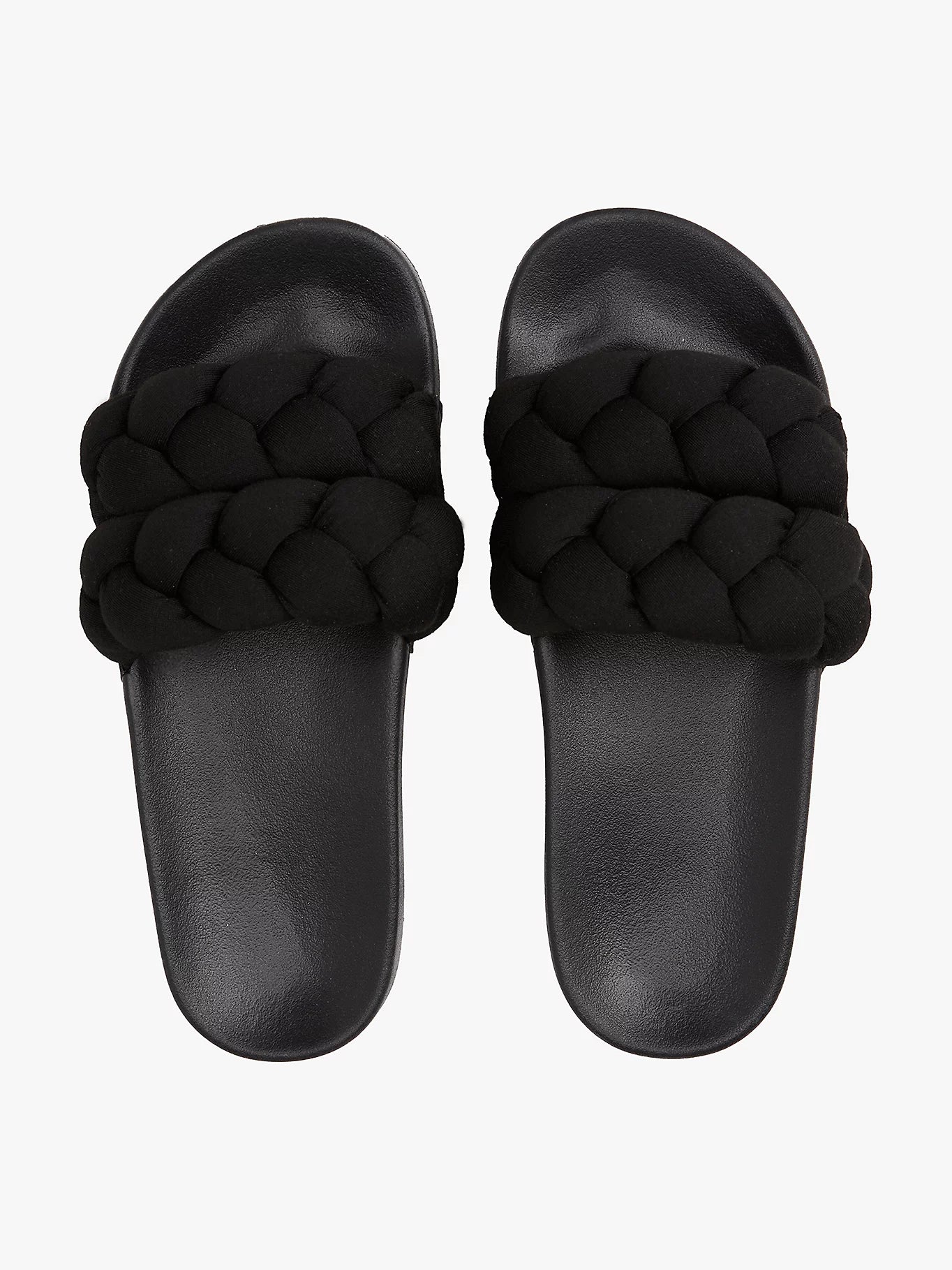 Tommy Hilfiger naisten sandaalit, TJW BRAIDED SLIDE Musta - Image 3