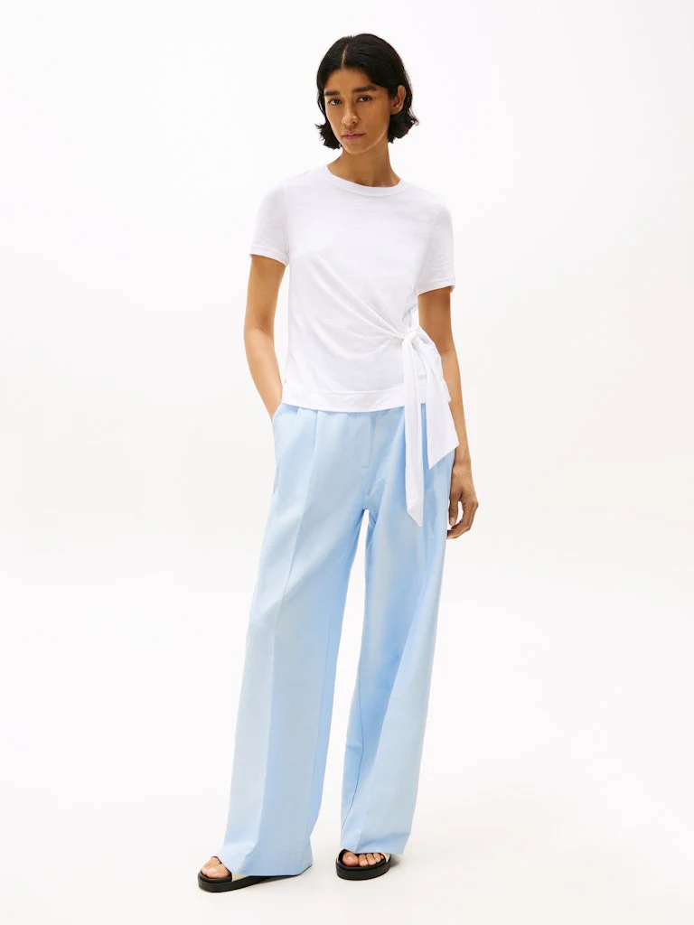 Tommy Hilfiger naisten t-paita, KNOT BOAT-NK SS TEE Valkoinen - Image 3