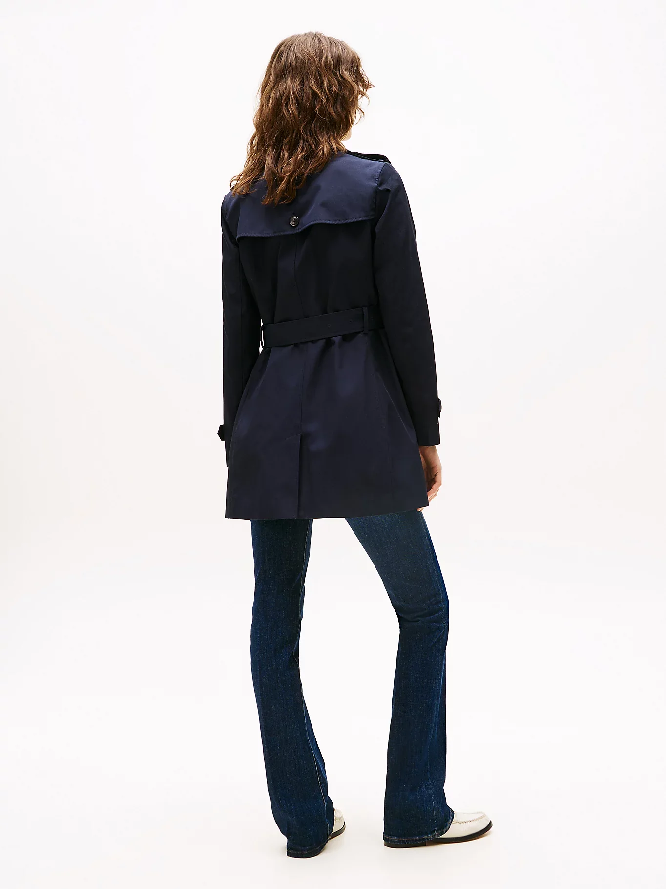 Tommy Hilfiger naisten trenssitakki, HERITAGE SINGLE BREASTED TRENCH Tummansininen - Image 2