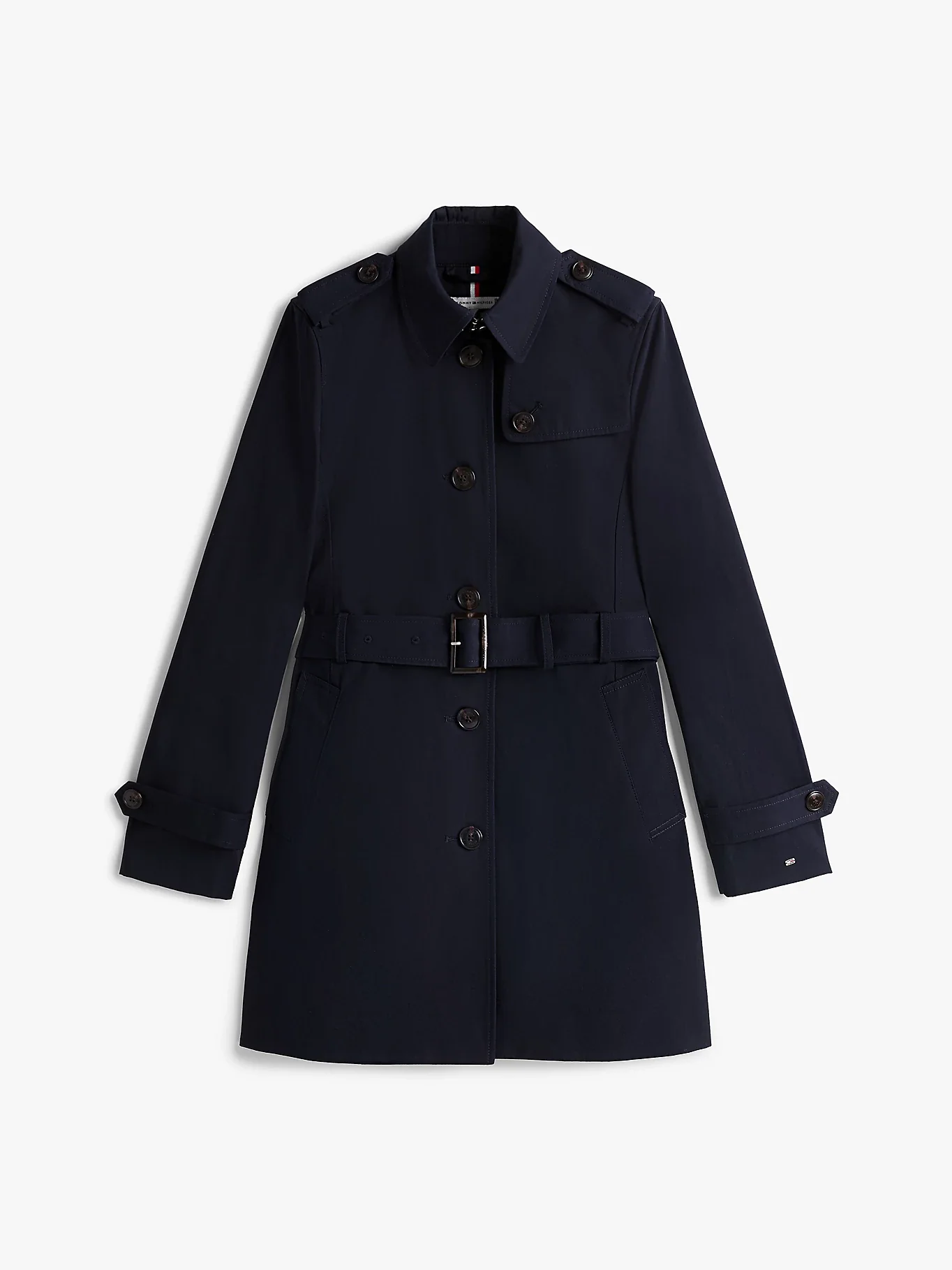 Tommy Hilfiger naisten trenssitakki, HERITAGE SINGLE BREASTED TRENCH Tummansininen - Image 3